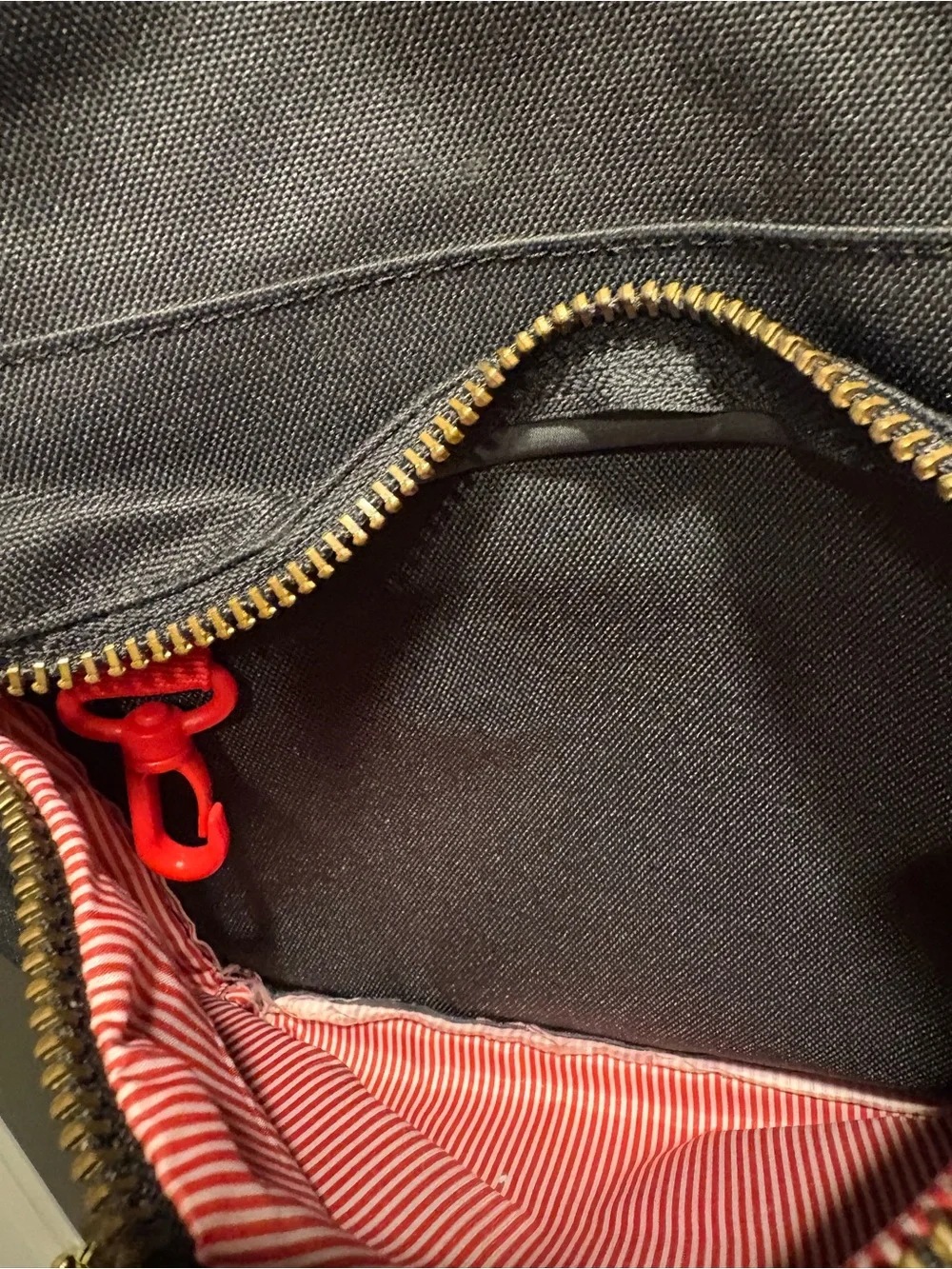 Herschel Supply Company  Black Backpack with Gold Zippers Mens Women school kids